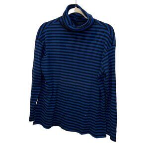 Highest Quality Cotton blue black French Breton Nautical Striped turtlen…